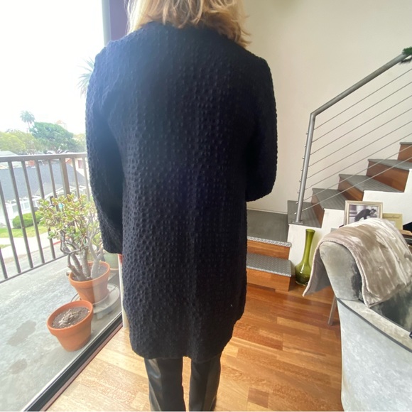 Eileen Fisher Black wool jacket small - Picture 4 of 10